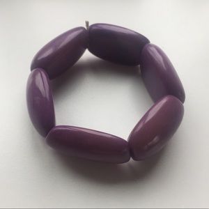 ⚡️⚡️3/$10 chunky purple statement bracelet